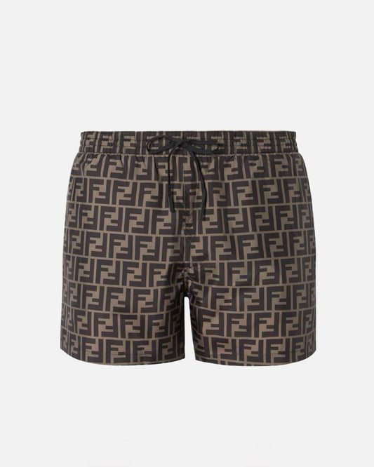 Short de bain - marron